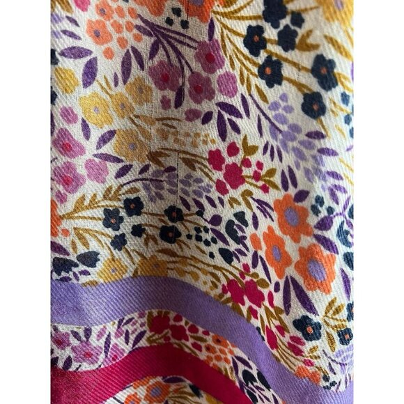 Parfois Floral Colorful Scarf Wrap - Picture 8 of 9